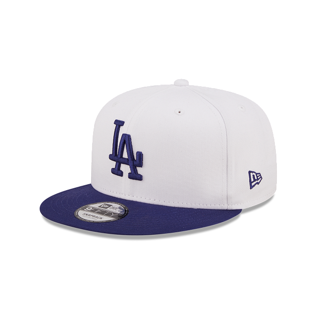 LOS ANGELES DODGERS MLB 9 FIFTY VISIERA PIATTA Biaco/Blu