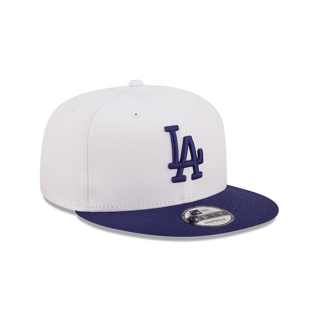 LOS ANGELES DODGERS MLB 9 FIFTY VISIERA PIATTA Biaco/Blu