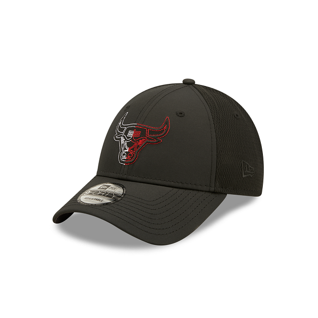 CHICAGO BULLS NBA Black Logo bicolore
