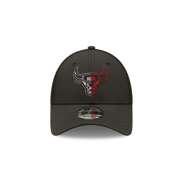 CHICAGO BULLS NBA Black Logo bicolore