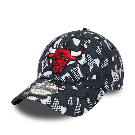 9FORTY Chicago Bulls NBA Seasonal Print Nero