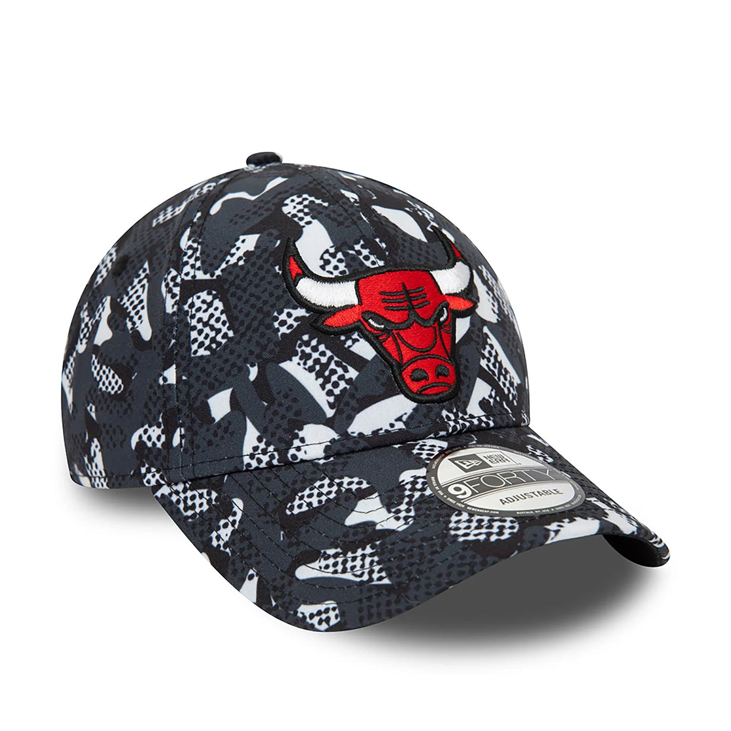 9FORTY Chicago Bulls NBA Seasonal Print Nero