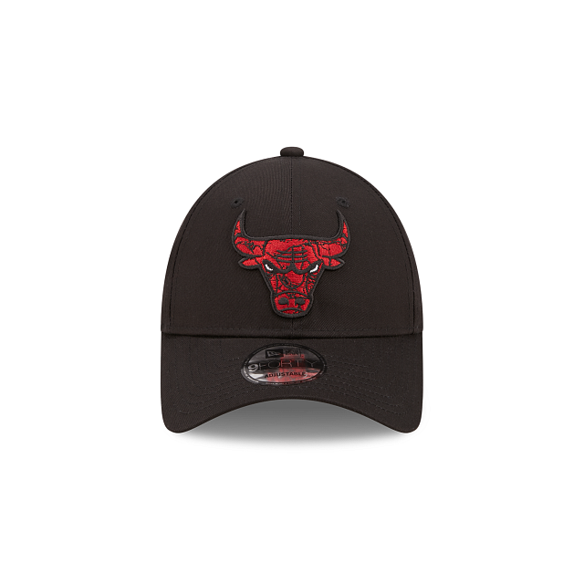 CHICAGO BULLS NBA NERO LOGO MARMORIZZATO