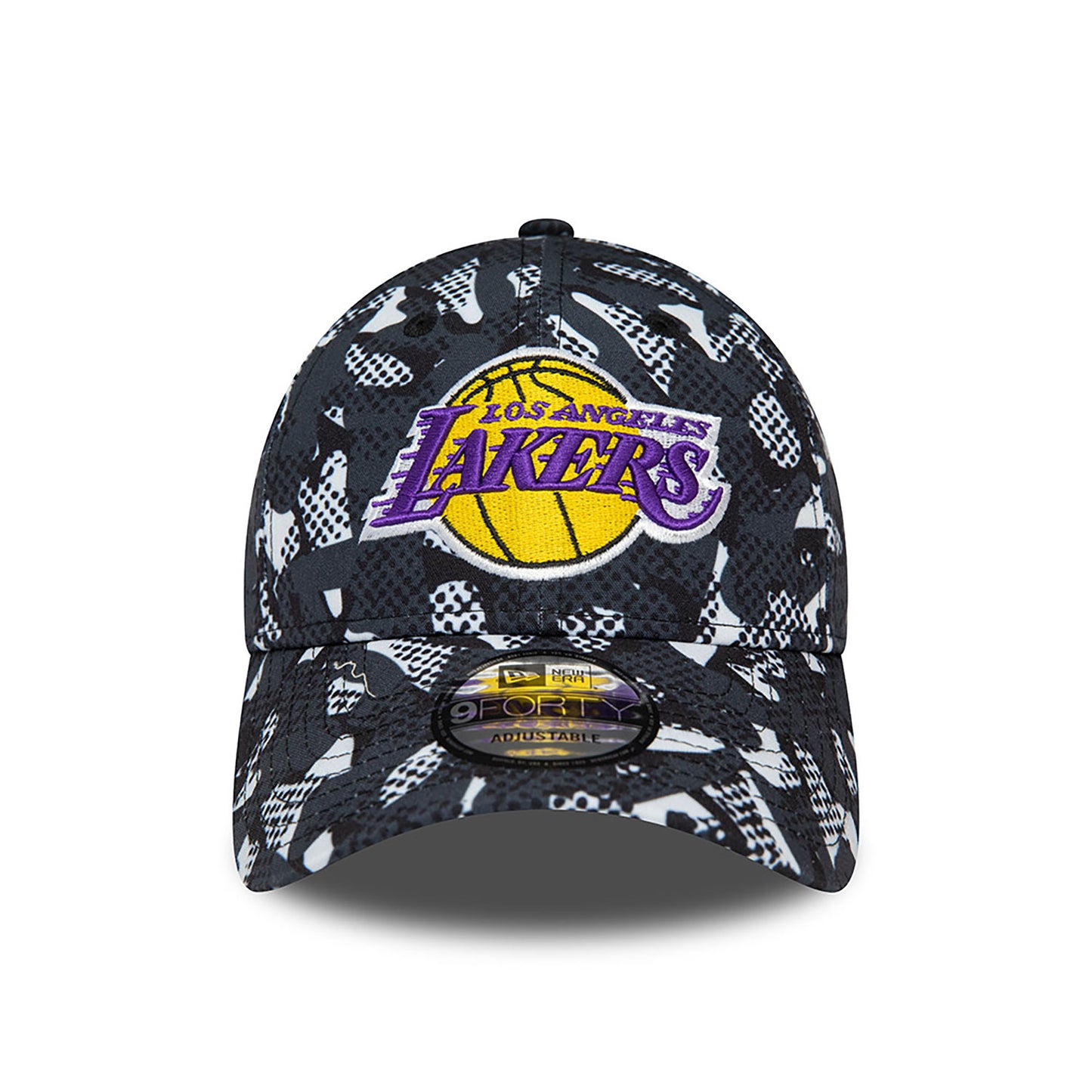 9FORTY LA Lakers NBA Seasonal Print Nero