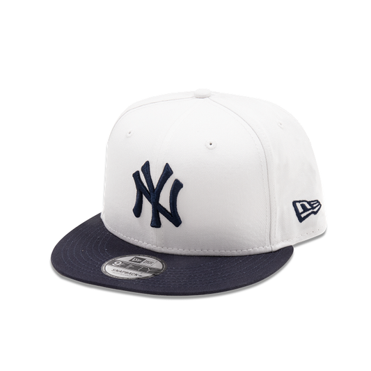 NEW YORK YANKEES MLB 9 FIFTY FLAT VISOR White/Black 