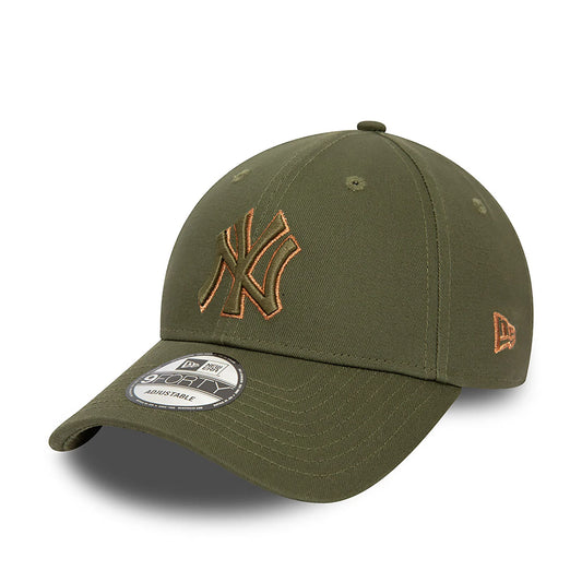 9FORTY New York Yankees Metallic Outline Verde