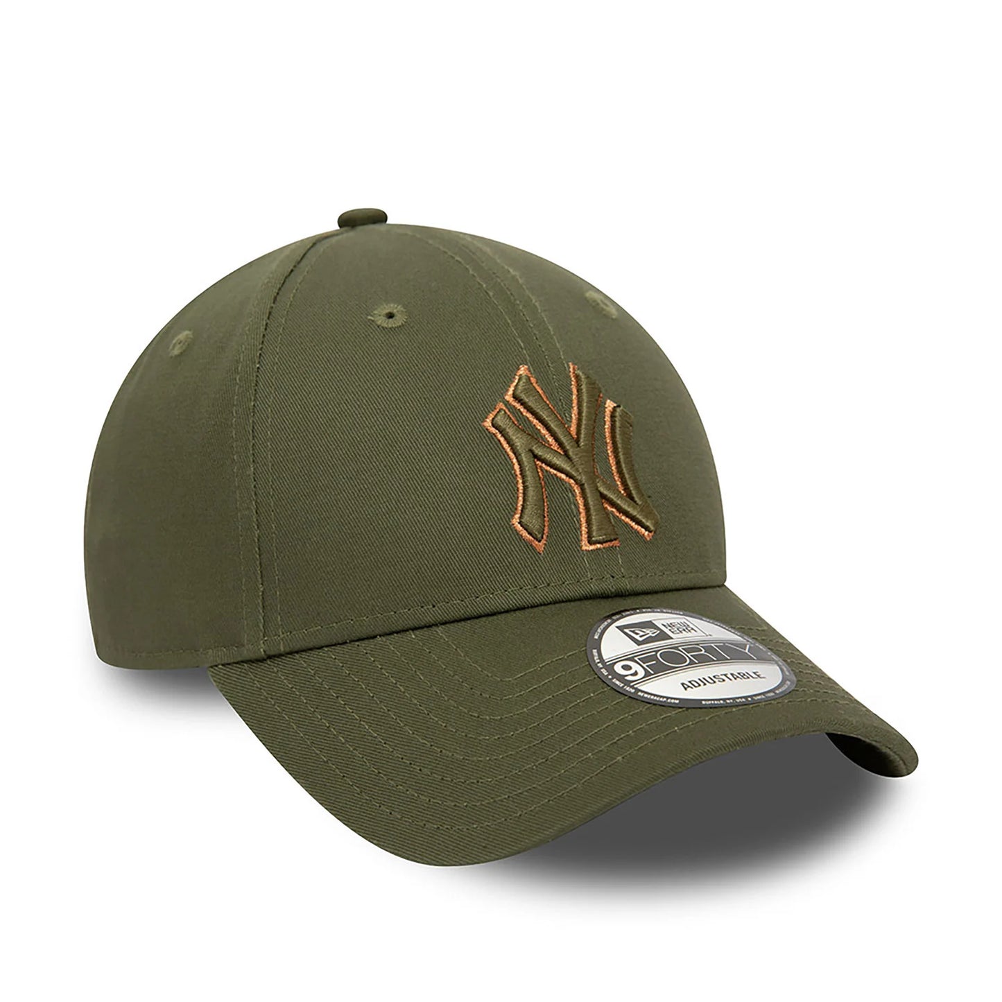 9FORTY New York Yankees Metallic Outline Verde